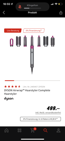 Hallo ich möchte mir den Dyson Airwrap kaufen, welcher von den beiden ist „besser“ ich habe Mittellange haare?