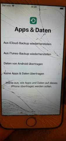 Hallo ich richte grade mein IPhone 6 ein hab noch keine Email eingegeben?