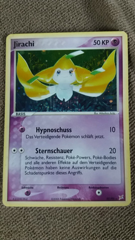 Jirachi Basis, Holo, aus dem Jahr 2005 97/95 Stern, Selten - (Pokemon, sammeln)