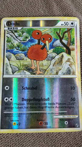 Dodu Basis, Holo, aus dem Jahr 2010 45/100 Kreis - (Pokemon, sammeln)