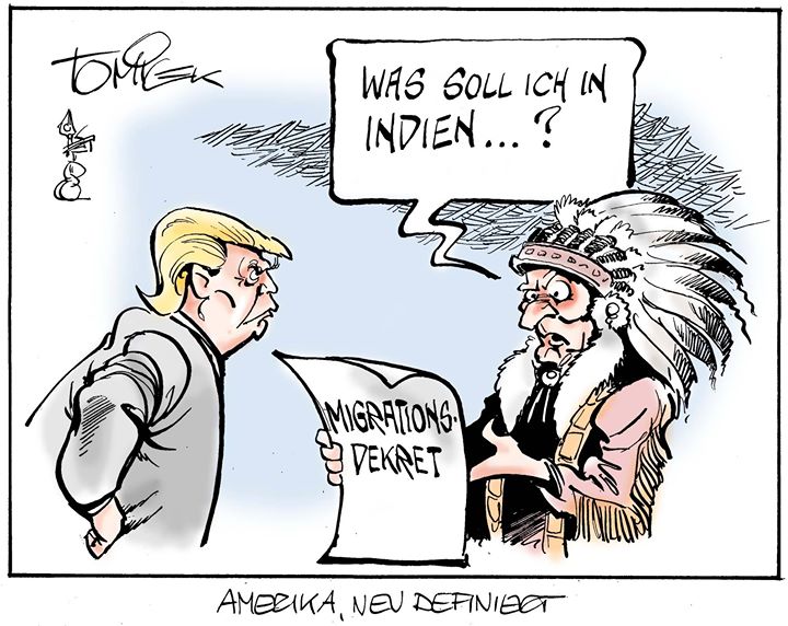 Hallo Ihr Lieben Mir Ist Eben Diese Karikatur Ins Auge Gestochen Aber Leider Kann Ich Diese Nicht Wirklich Deuten Kann Mir Da Jemand Weiterhelfen Politik Trump