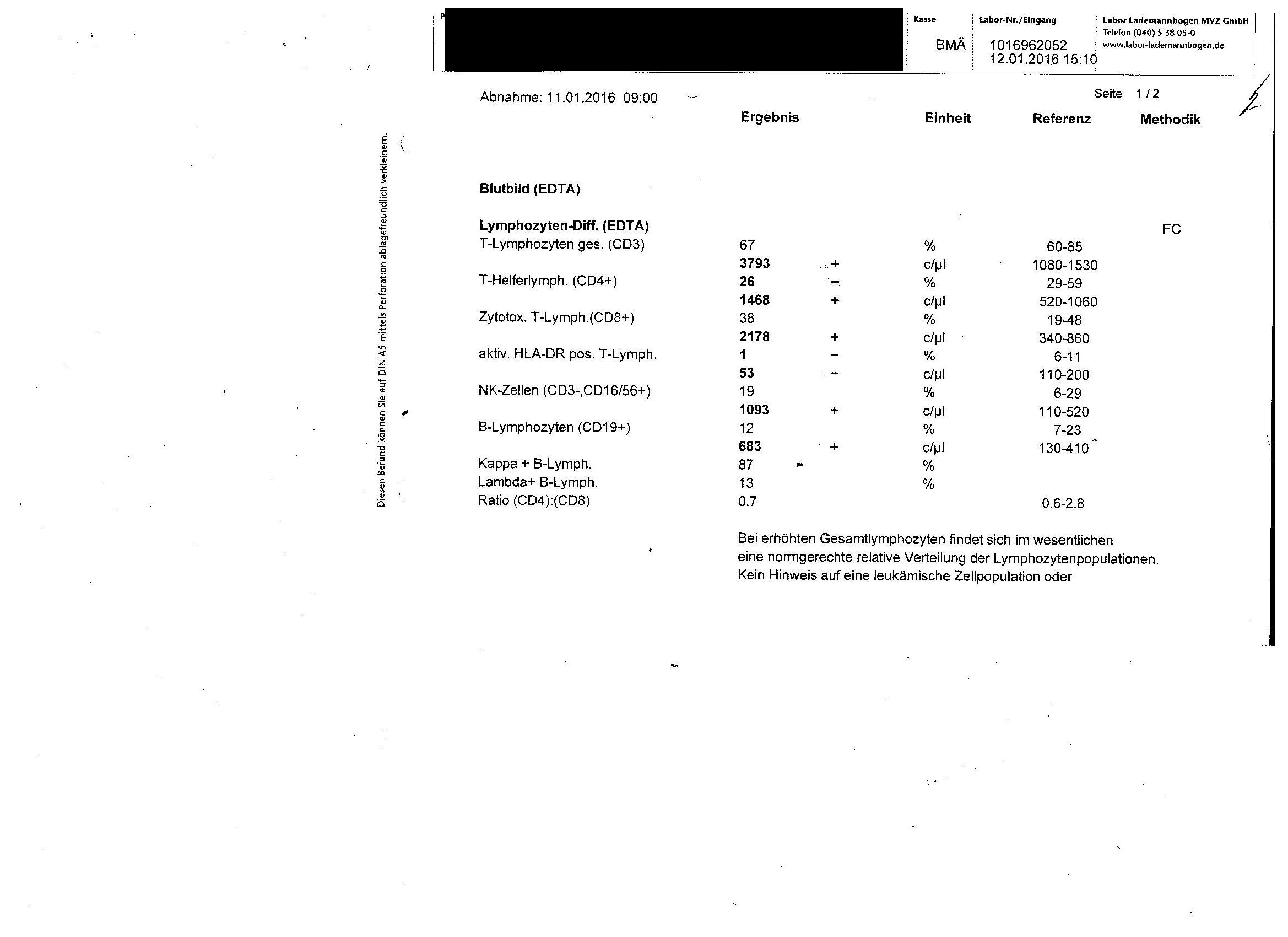 Hallo Kann Mir Jemand Die Auffalligen Blutwerte Erklaren Es Sind Ja Nicht Nur Die Lymphozyten Erhoht Medizin Arzt Krankheit