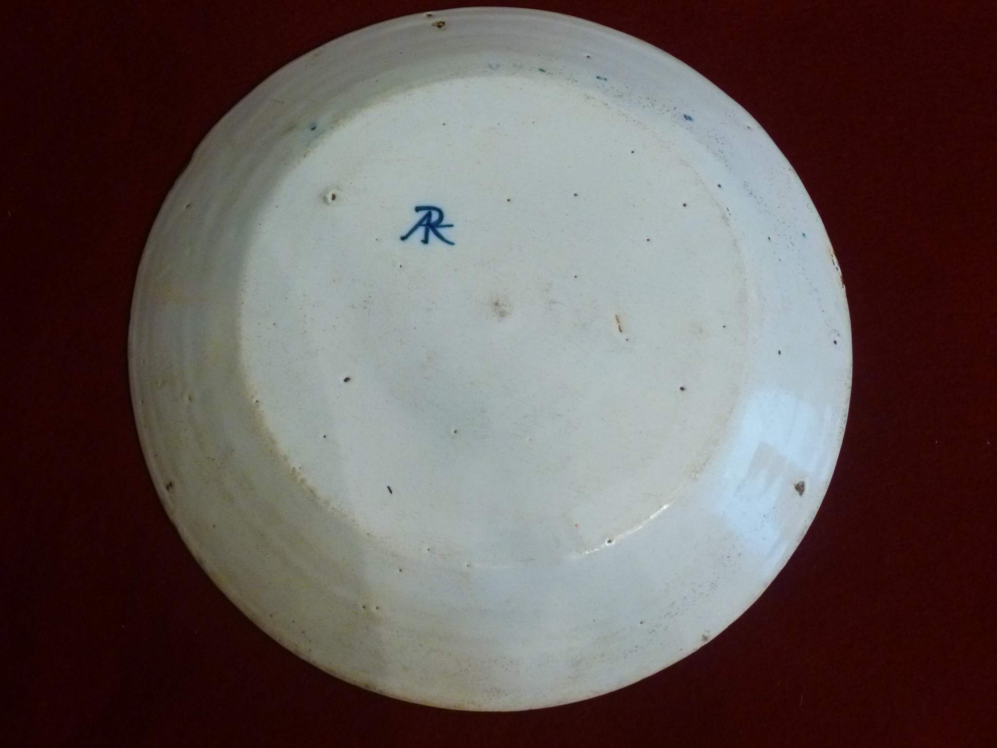 Hallo! Kennt jemand diese Porzellan (Fayence) Signatur? (Kunst, Antiquitäten, Kunstgeschichte)