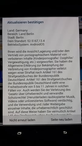 Hier ein Beispiel. Hatte dasselbe nurbandere Daten - (Computer, Android, Telekommunikation)