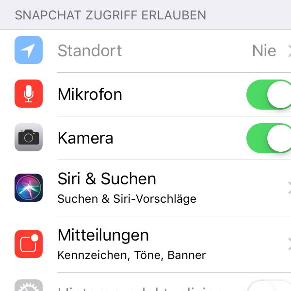 Hallo Snapchat Standort Erlauben Handy Smartphone