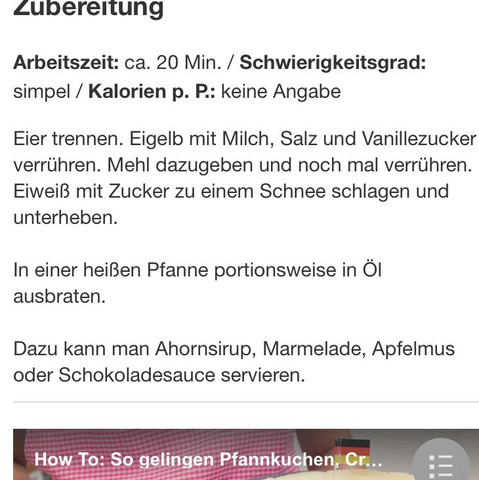 Hier da steht es - (Rezept, Küche, Eiweiß)