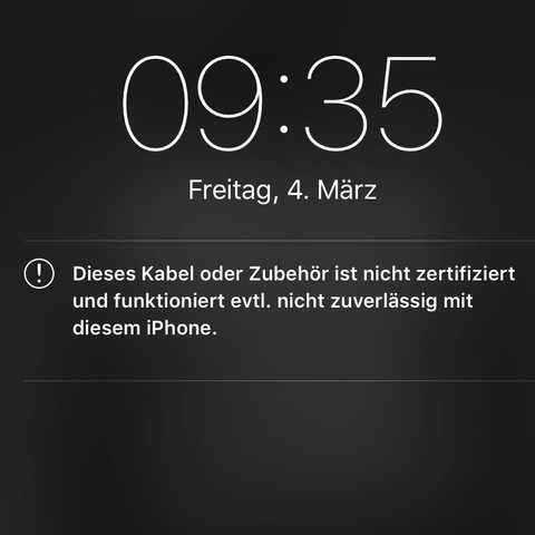 Handy lädt leider nicht mehr - (Apple, iPhone, Saturn)