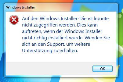 Fehlermeldung Installation und Deinstallation - (Fehler, Hamachi)