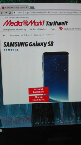 Samsung Galaxy S8 Ohne Vertrag Fur 206 91 Als Gebrauchte B Ware