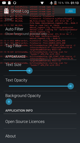 Die unteren Zeilen mit wifi Städte sind die wichtigen glaube ich - (Handy, Android, WLAN)