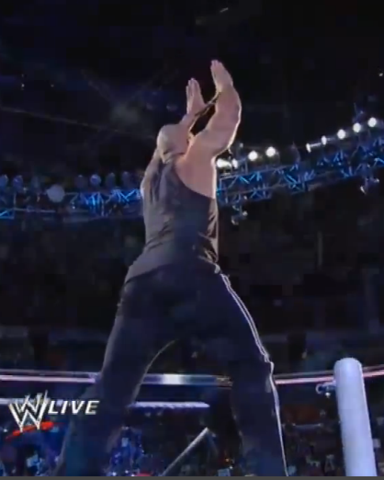 The Rock - (WWE, Wrestling, Handzeichen)