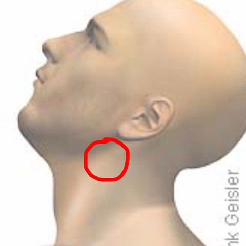 Ohr lymphknoten hinterm Vergrößerte Lymphknoten