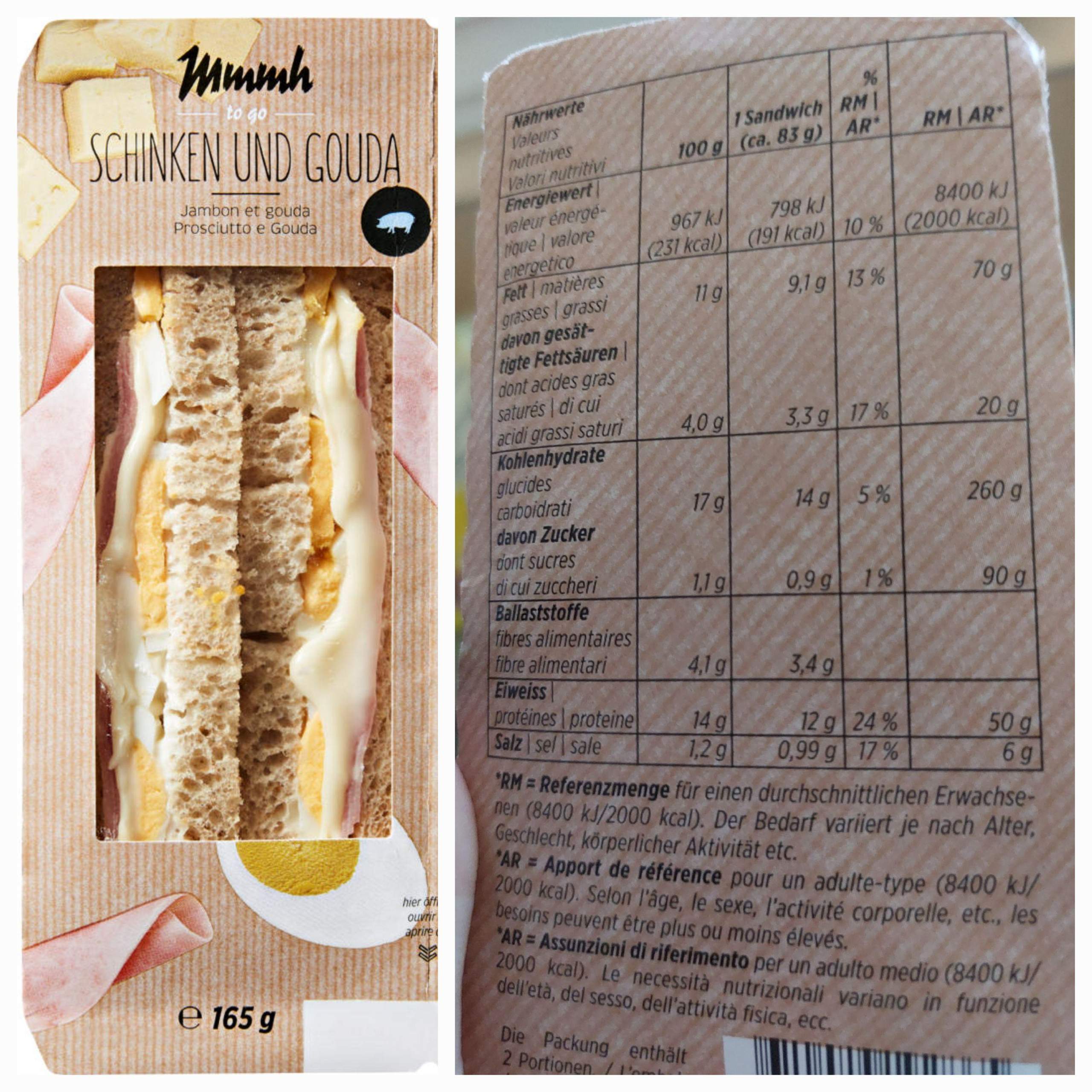 Hat 1 Sandwich wirklich 2000kcal? (abnehmen, Kalorien, Eier)