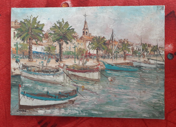 Hat der Maler Johann Anton Castell dieses Bild gemalt vor ca.150 Jahren?  War er vielleicht doch in Italien? (Kunst, Künstler, Malerei)