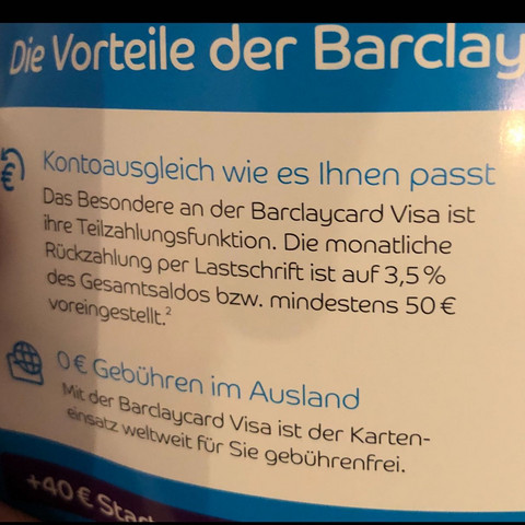 Bild Karte - (Kreditkarte, rueckzahlungen)