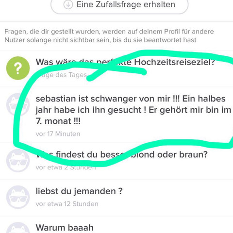 will er eine beziehung mit mir