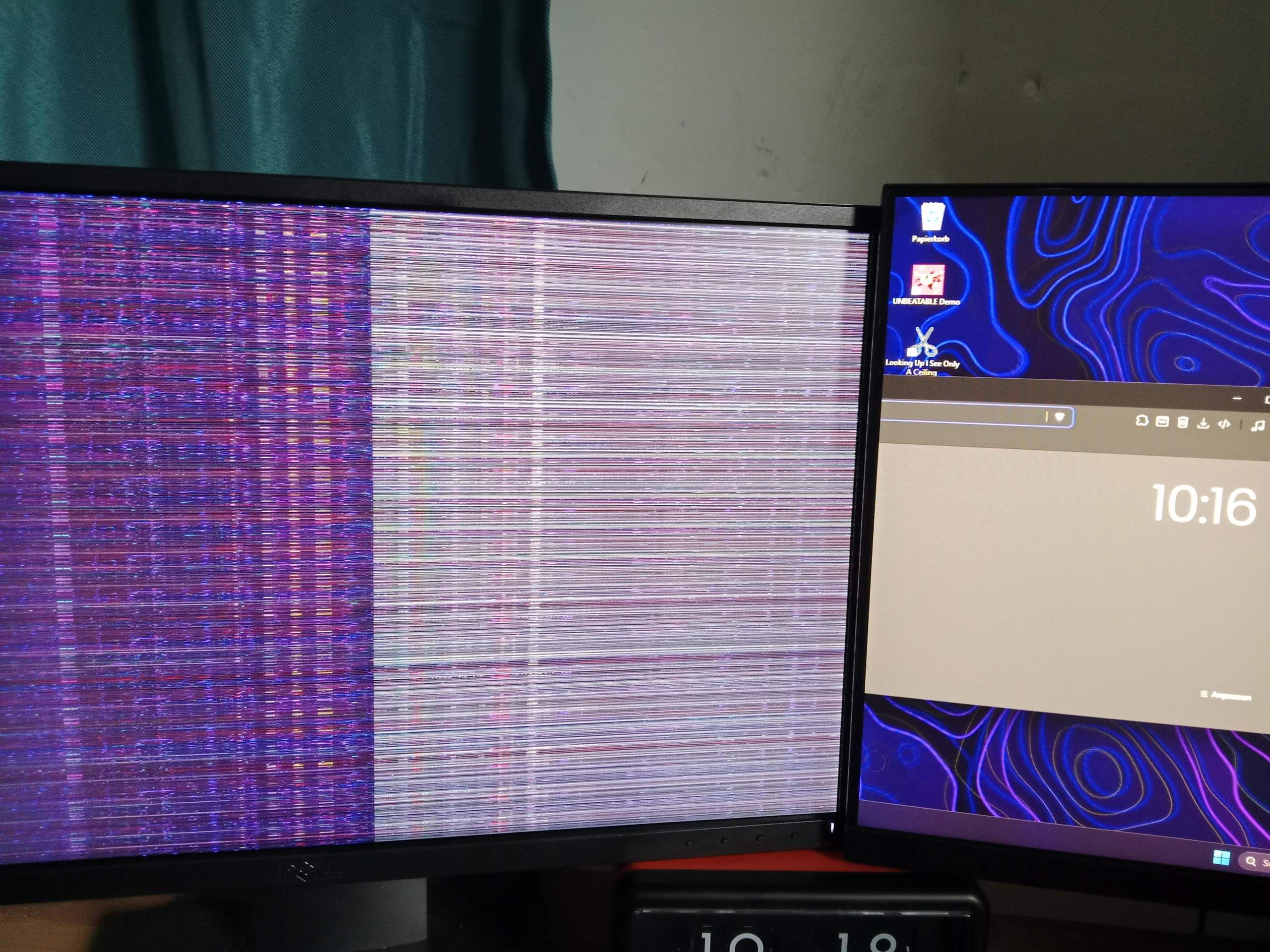 Monitor Promble Hat jeman schonmal dieses Monitor Problem gesehen? (Display ...