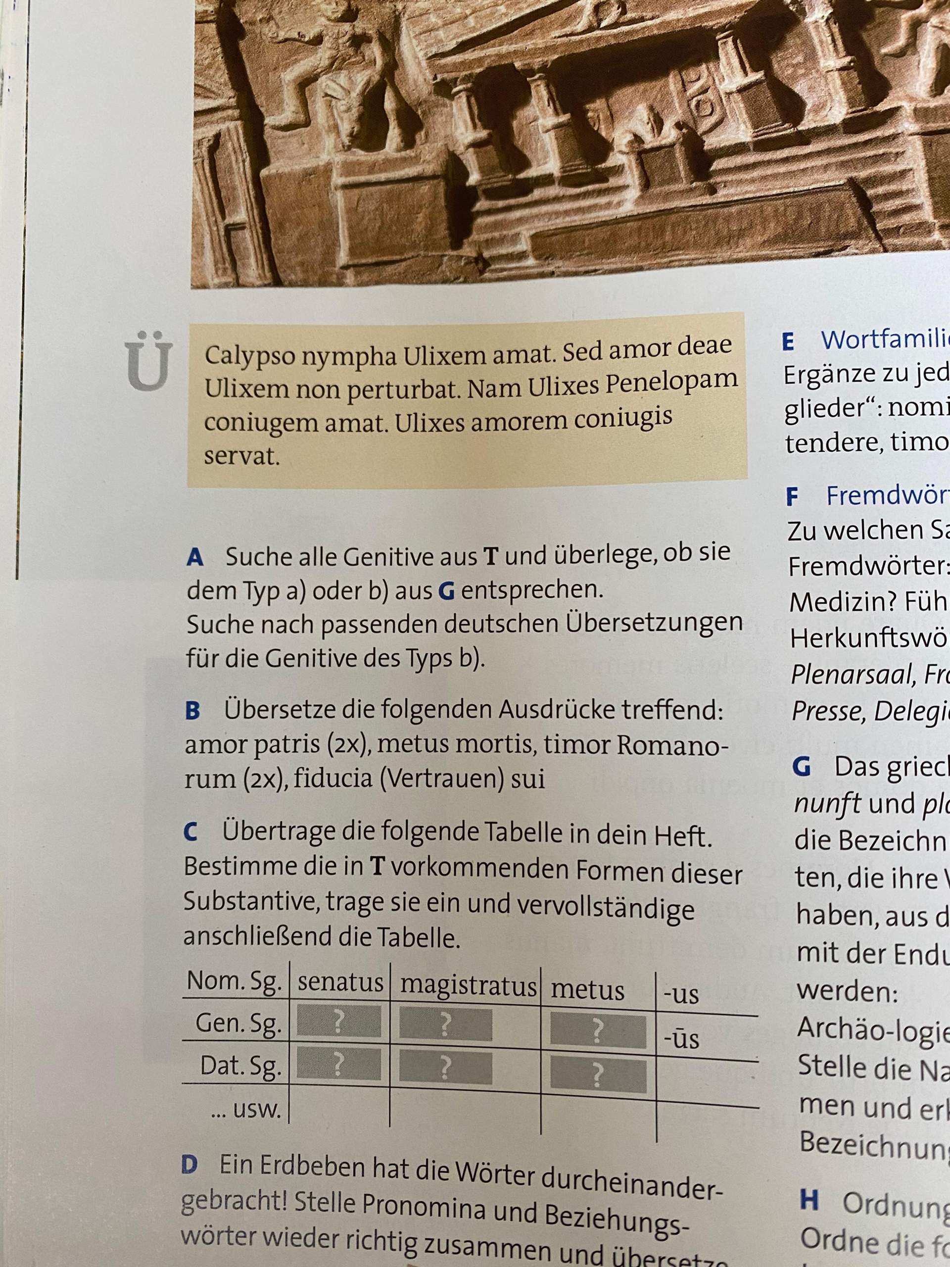 Latein übungen Klasse 6 Gymnasium Prima Nova Hat jemand die Prima Nova L29 Ü Text und Aufgabe B Lösungen? (Schule