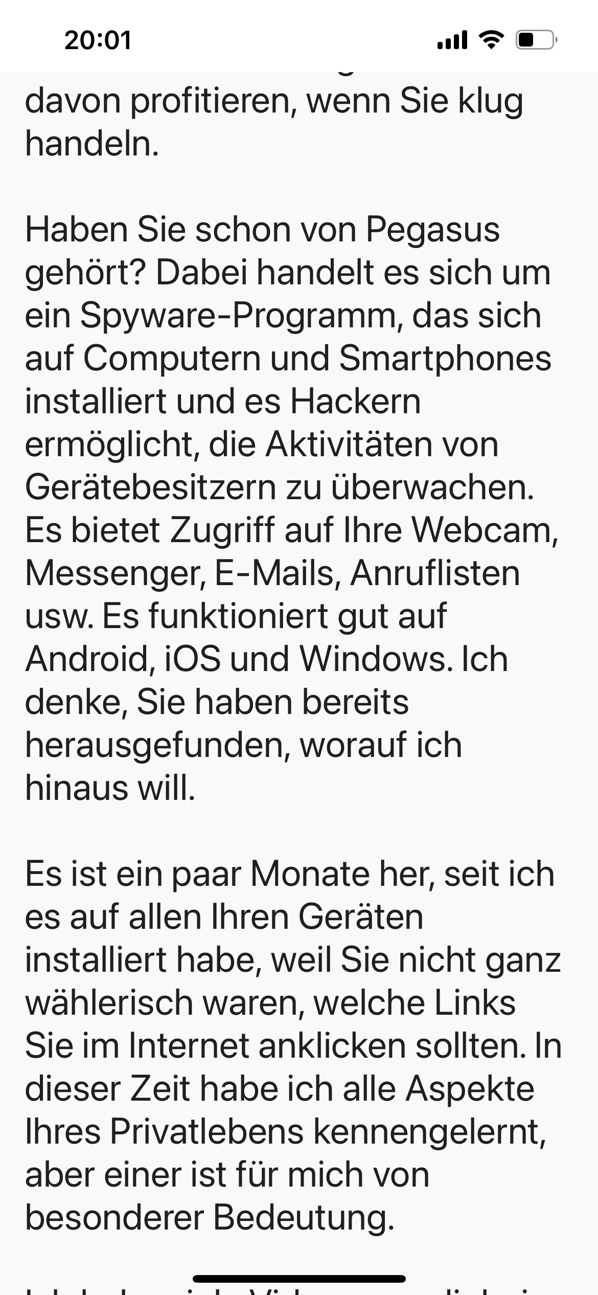 Hat jemand Erfahrung mit Erpresser E-Mail? (Virus, Hacker, Phishing)