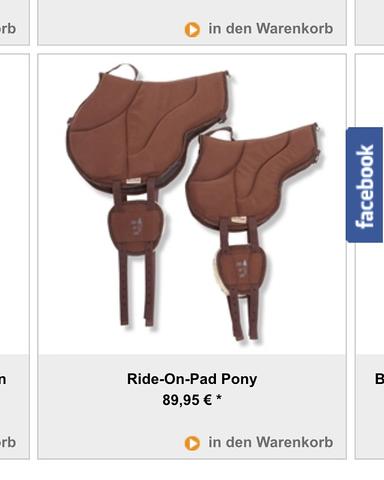 Das Ride-On-Pad Pony von Barefoot - (Pferde, Barebackpad)