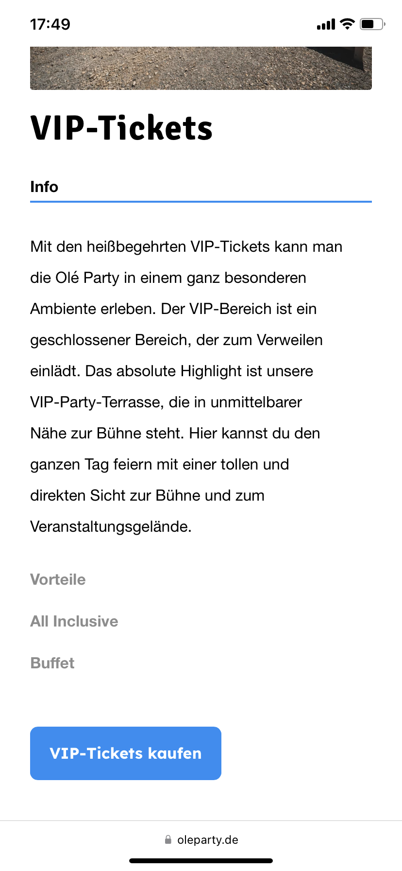 Wie bekommt man VIP Tickets für Konzerte?