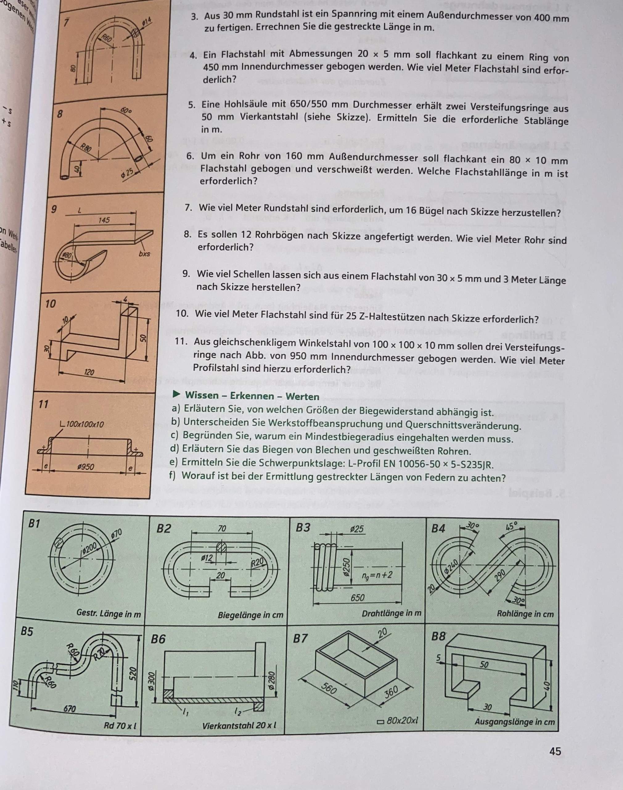 Aufgaben Zur Gestreckten Länge Hat jemand Lösungen zum Thema ,,Gestreckte Längen‘‘? (Schule