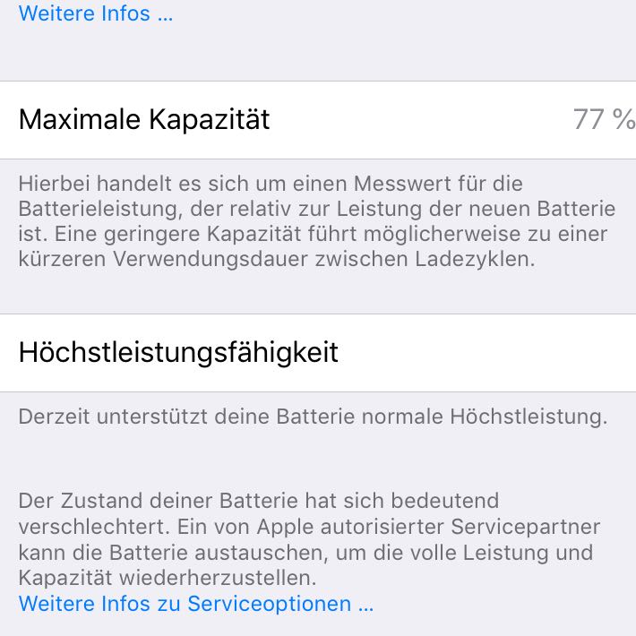 Hat Mein Iphone 7 Einen Billigen Fake Akku Technik Handy Technologie