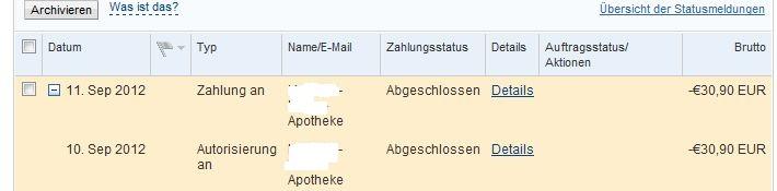 Hat Paypal Betrag doppelt abgebucht? (neuling)