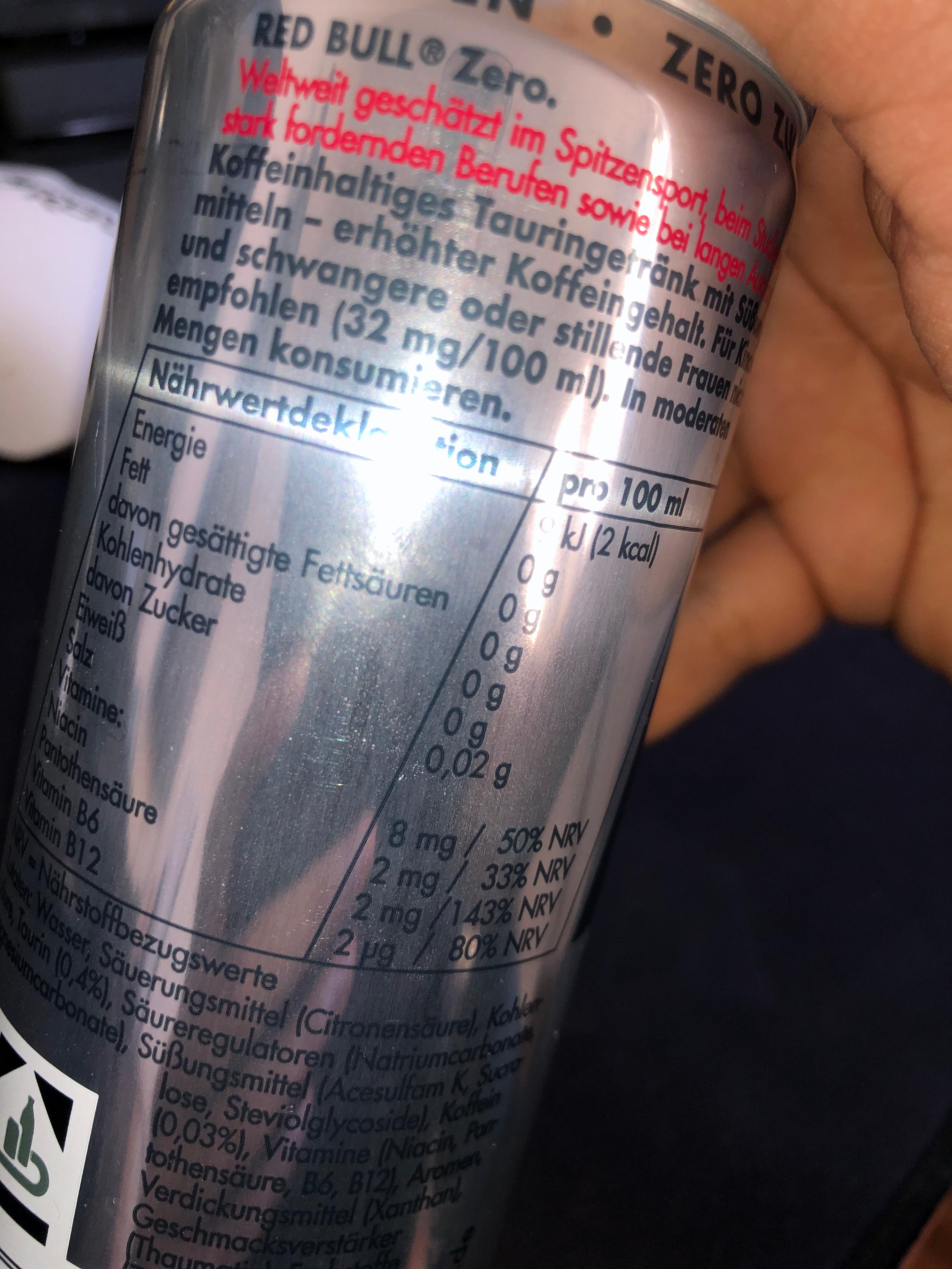 hat redbull no calories wirklich keine kalorien gesundheit und medizin ernahrung trinken