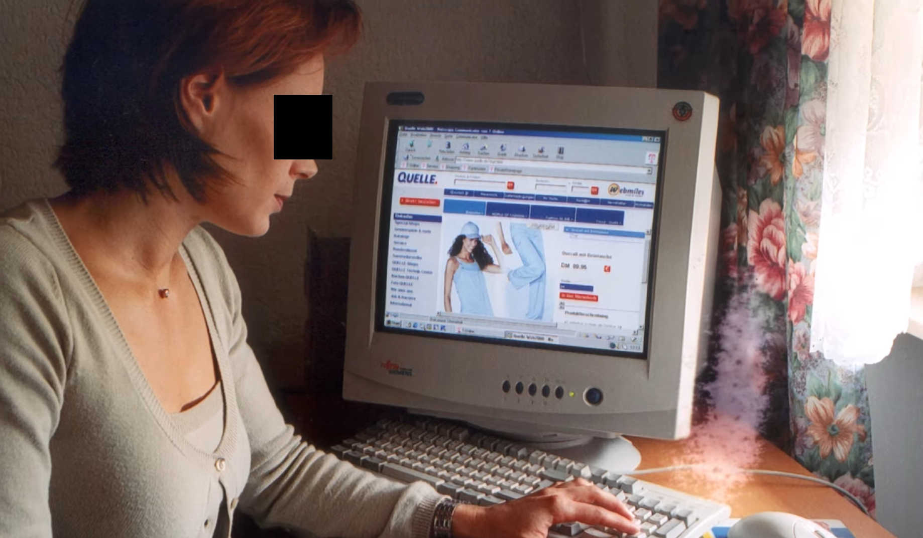 Hatten eure Großeltern ganz früher auch mal so einen Computer zuhause ...
