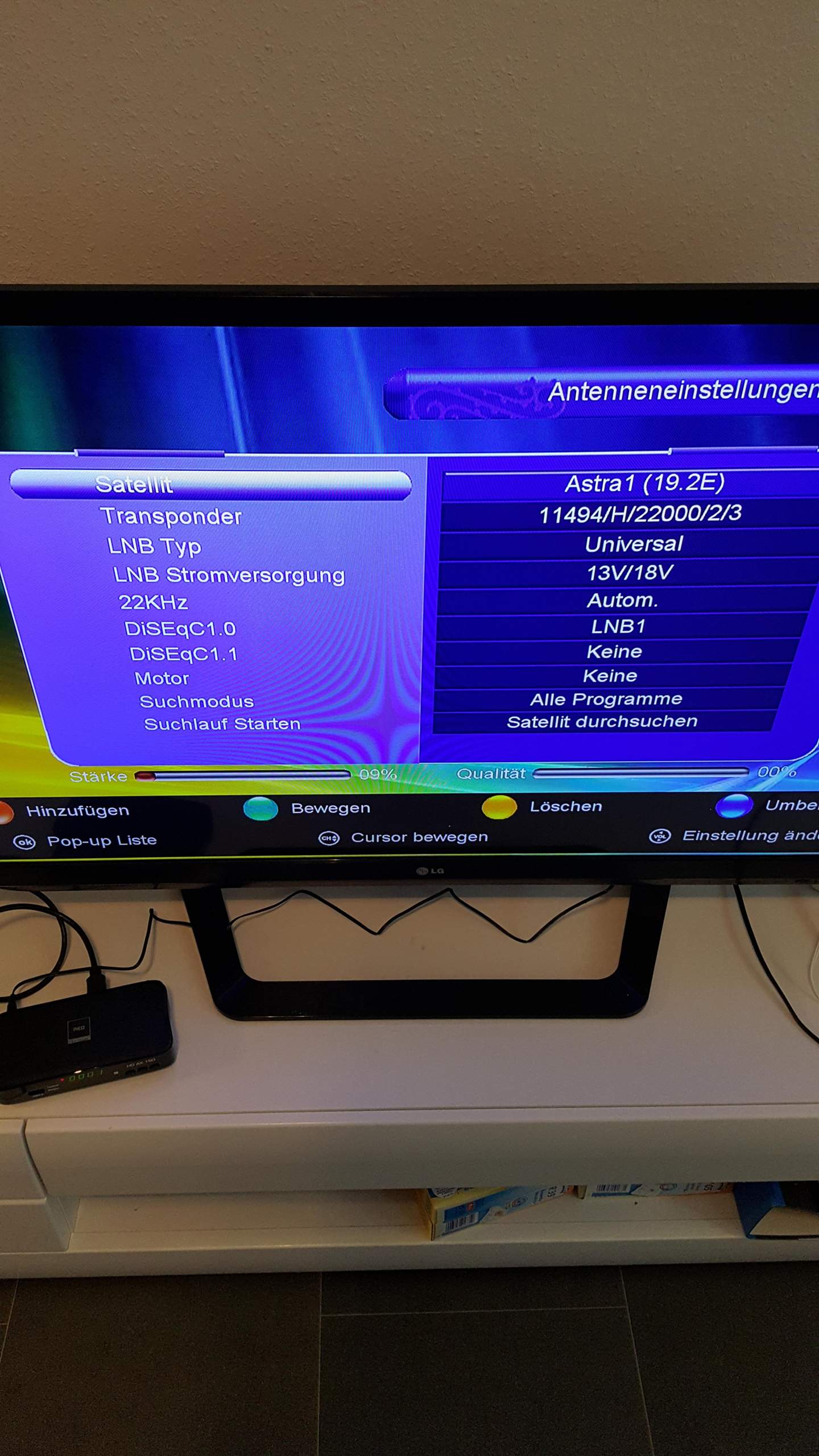 Woran Erkenne Ich Das Mein Fernseher Einen Receiver Hat HD AX150 Opticum Reciever? (Technik, TV, Fernseher)