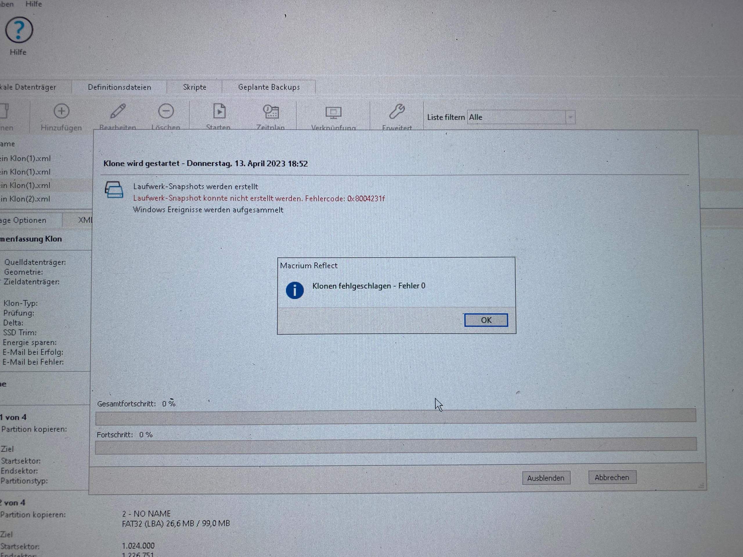 HDD auf SSD klonen? (Partition, SolidStateDrive)