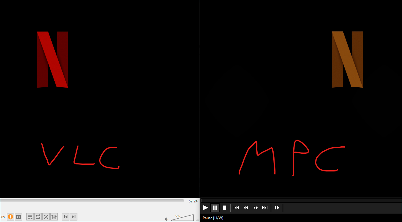 HDR Videos schlechte Farbdarstellung über den MPC-HC? (Windows, VLC ...