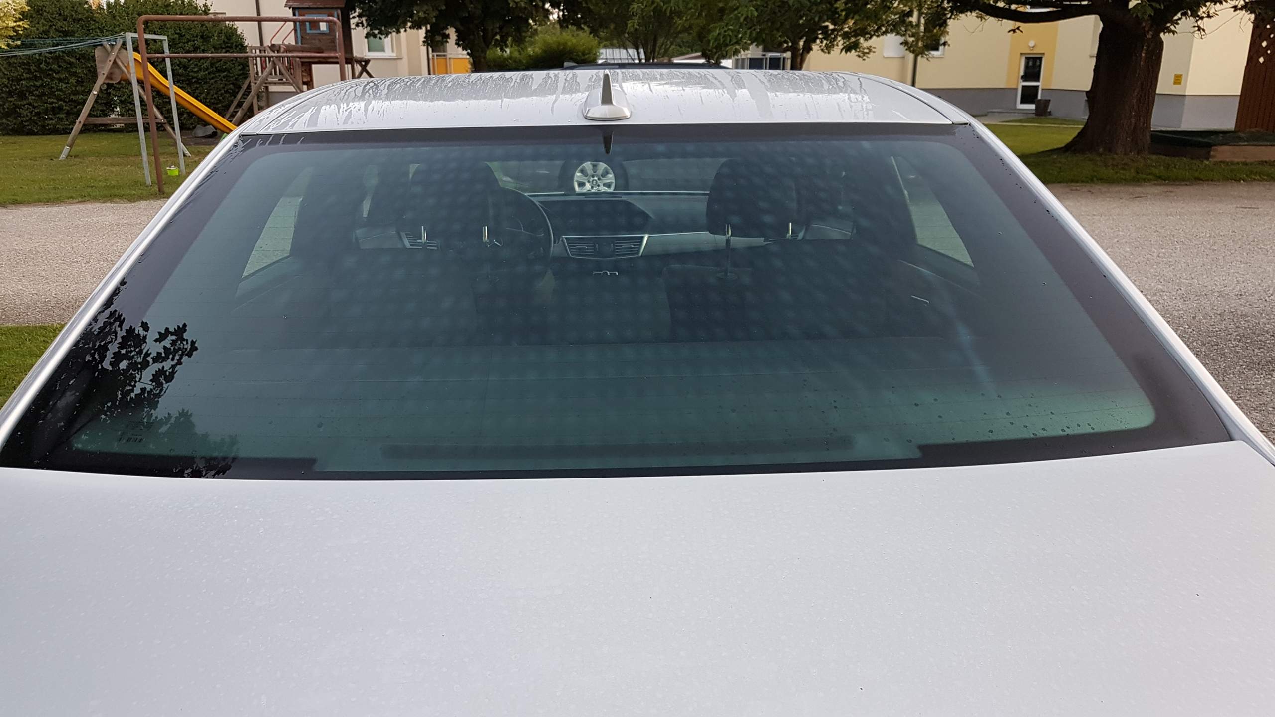 Heckscheibe Punkte? (Auto, Glas)