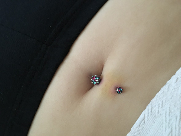 Bauchnabel pircing - (entzündet, bauchnabel pircing)