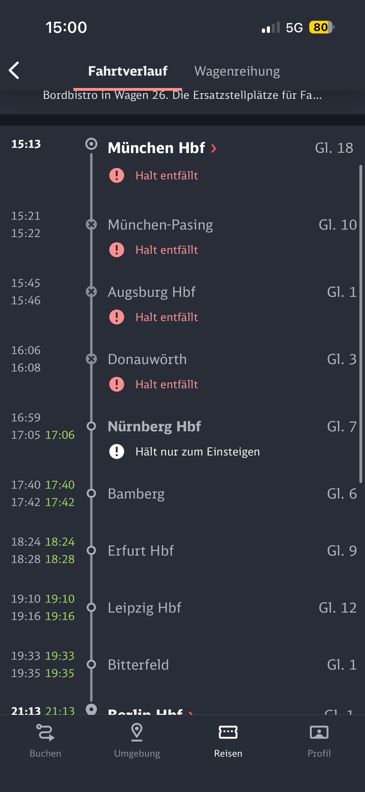 Fahrplan Nurnberg Bamberg