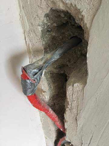 Heizungsrohr wie kürzen und in die Wand verputzen?