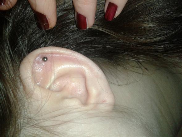2. Das ist mein Ohr jetzt - (Beauty, Piercing, Helix)