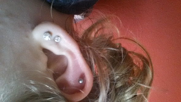 Vorher - (Gesundheit, Piercing, Helix)