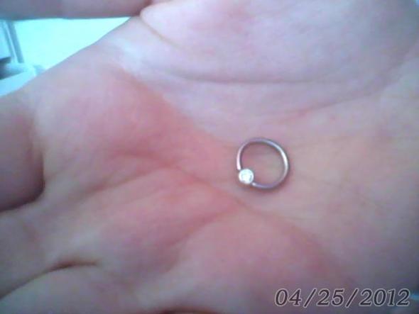 Helix-Piercing ring - (Piercing, Ohr, Ring)