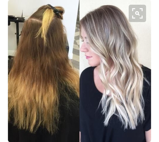 Zielhaarfarbe - (Haare, blond, Coloration)