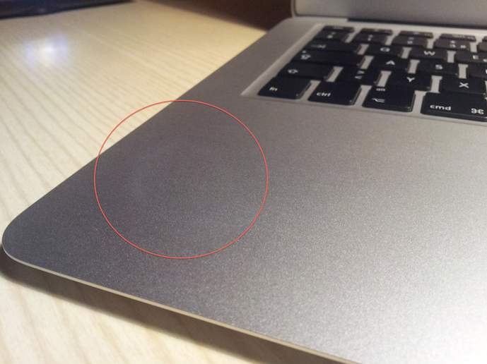 Heller Fleck Auf Macbook Air Apple Flecken Hell