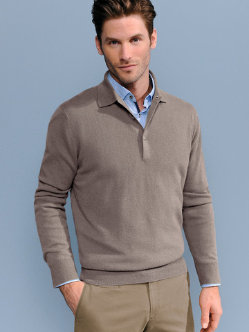 Hemd und polopullover ganz zuknöpfen? - (Hemd, Polopullover)