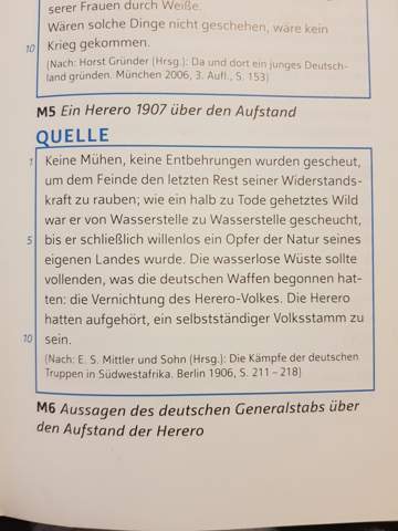 - (Schule, Quellenanalyse, hereros)