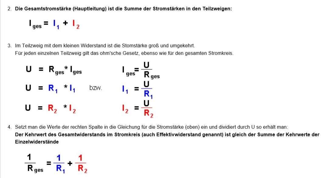 Widerstandsgleichung