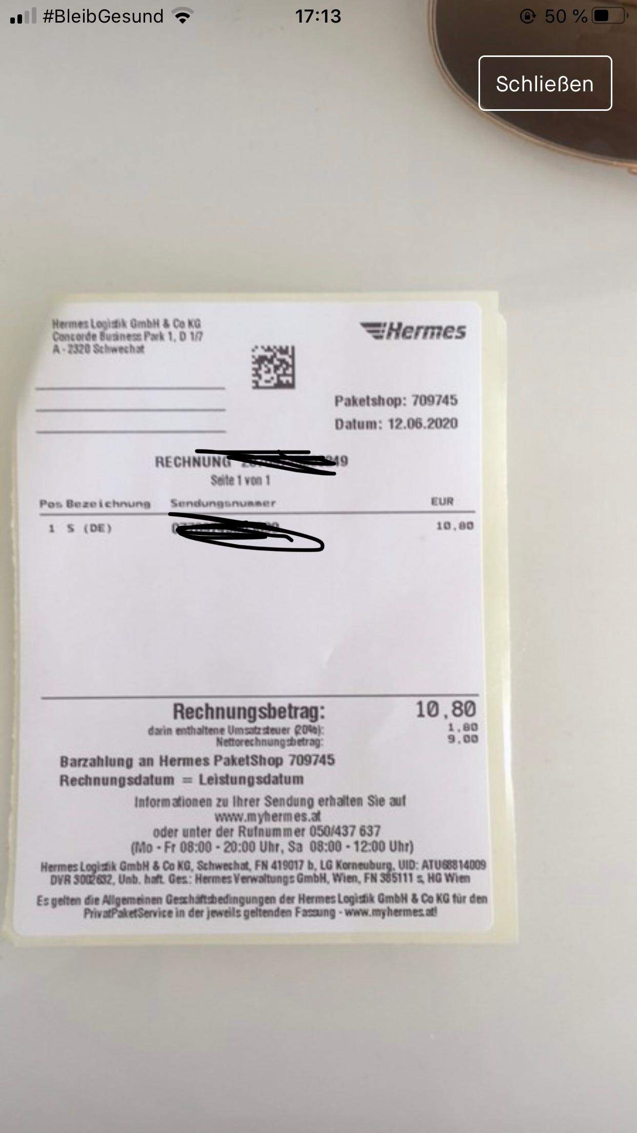 Hermes App aktualisiert nicht - muss ich mir Sorgen machen? (Paket Hermes App aktualisiert nicht - muss ich mir Sorgen machen? (Paket