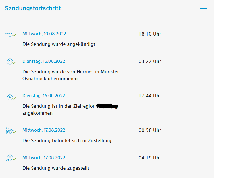 Hermes Paket zugestellt aber nicht da? (Versand, Sendungsverfolgung