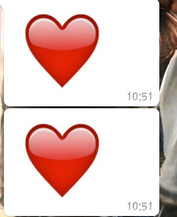 Was bedeutet rotes herz bei whatsapp