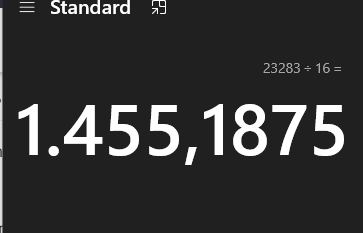 Hexadezimalsystem reste? (rechnen, Dezimalzahl)