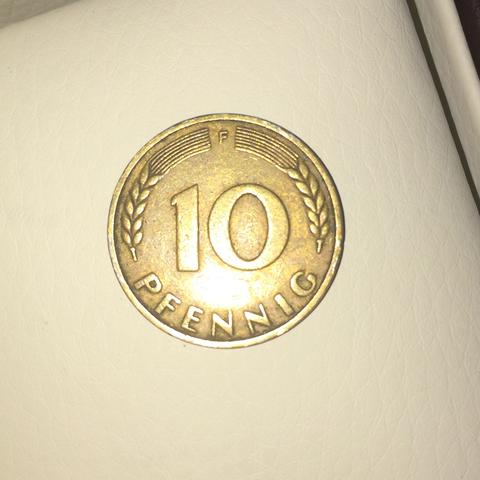Hey Ich Habe Eine 10 Pfennig Munze Aus Dem Jahr 1949 Mit Dem Buchstaben F Ich Lese Viel Im Internet Und Sehe Das Sie 10 100 Euro Wert Sind Stimmt Das